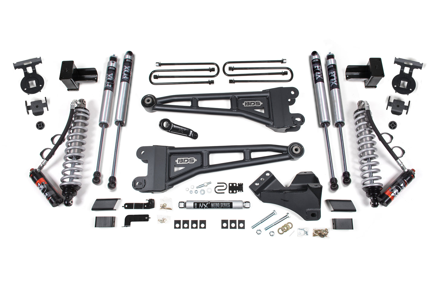 BDS Suspension 5 Inch Lift Kit w/ Radius Arm | FOX 2.5 Performance Elite Coilover | Ford F250/F350 Super Duty (23-26) 4WD | Diesel