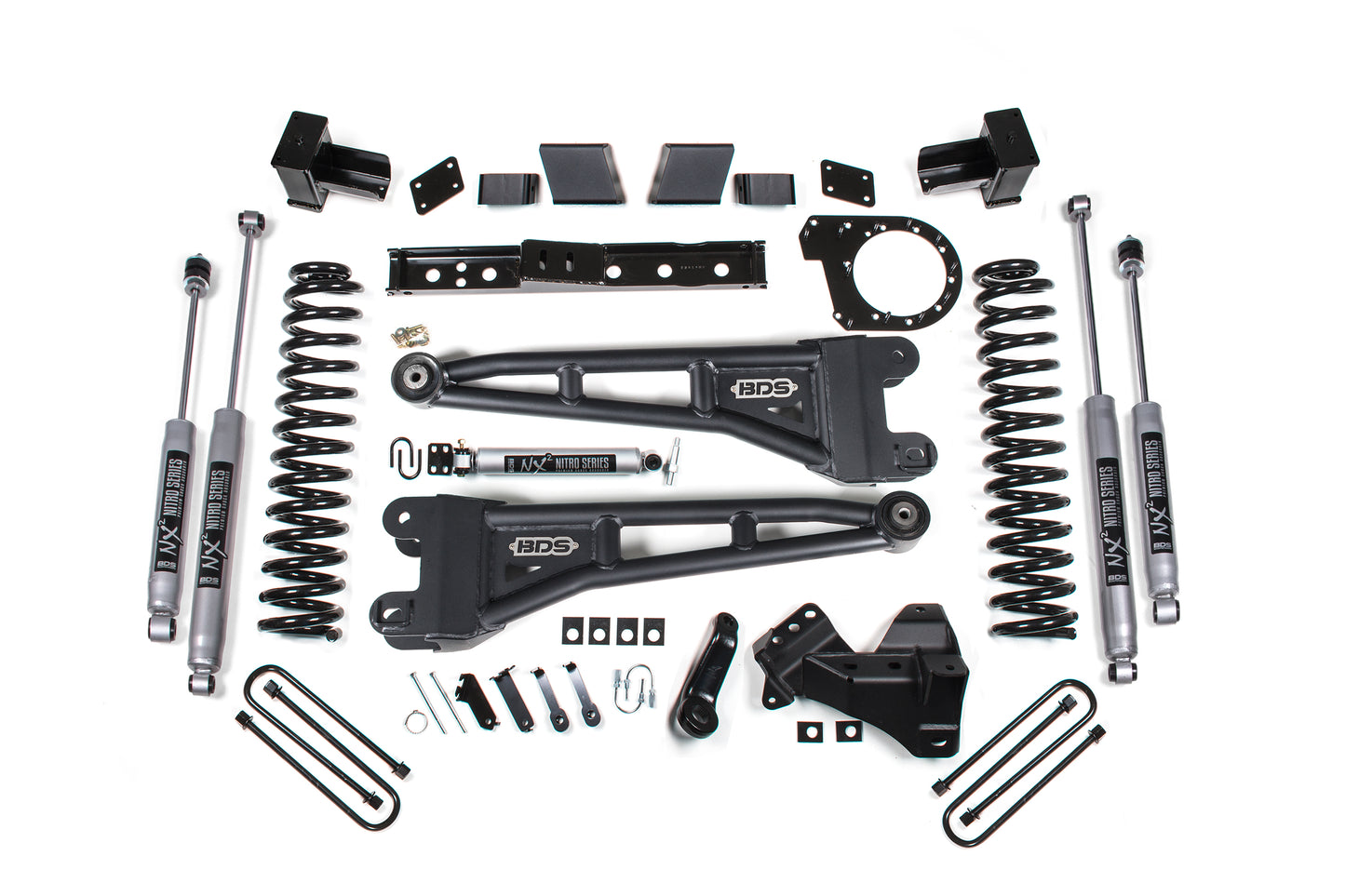 BDS Suspension 7 Inch Lift Kit w/ Radius Arms | Ford F350 Super Duty DRW (23-26) 4WD | Diesel
