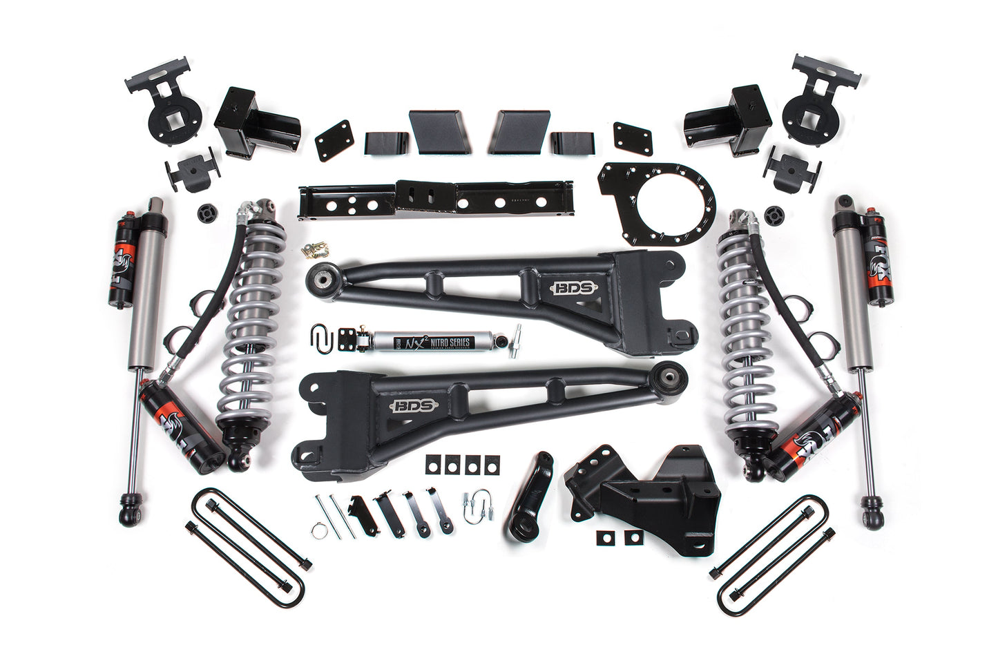 BDS Suspension 7 Inch Lift Kit w/ Radius Arms | Ford F350 Super Duty DRW (23-26) 4WD | Diesel