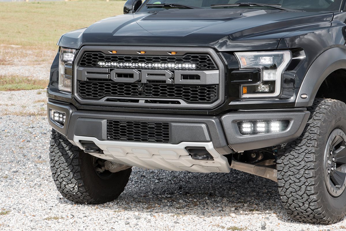 Rough Country Ford 30in LED Hidden Grille Kit (17-20 F-150 Raptor)