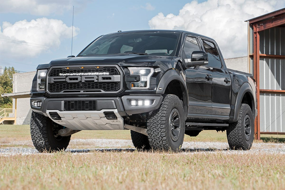 Rough Country Ford 30in LED Hidden Grille Kit (17-20 F-150 Raptor)