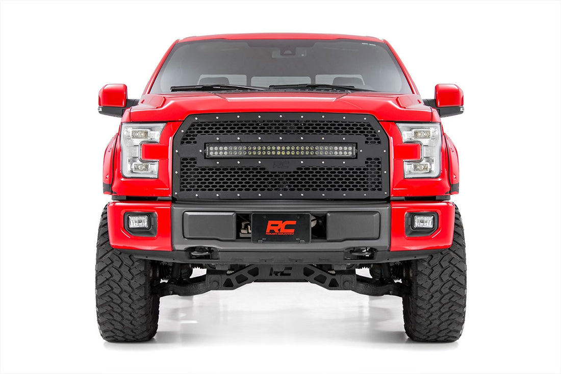 Rough Country Mesh Grille | Ford F-150 2WD/4WD (15-17)