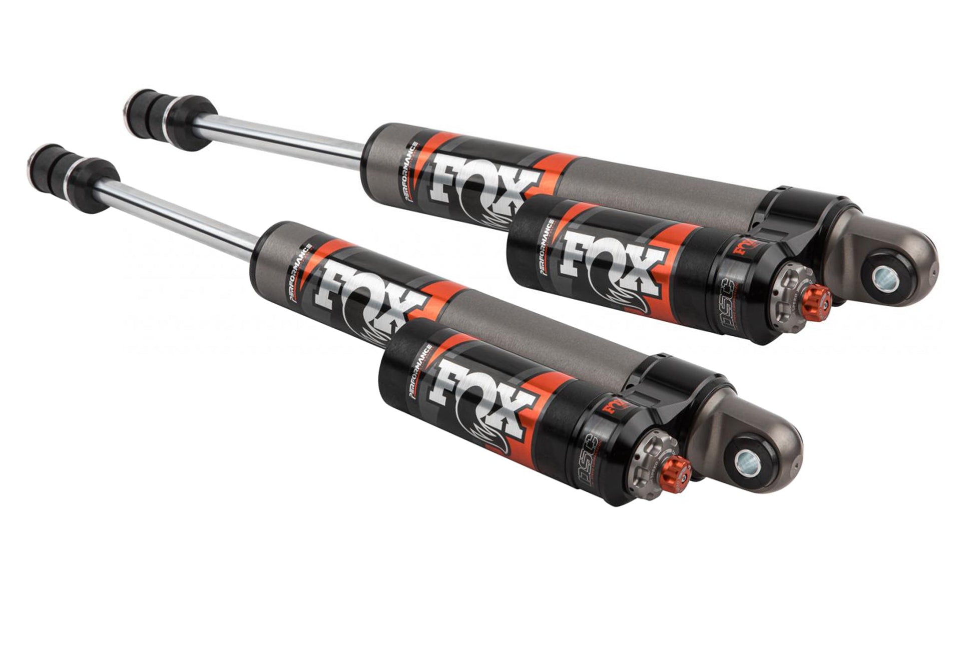 FOX FOX 2.5 Rear Shocks w/ DSC Reservoir | 2-3.5 Inch Lift | Performance Elite Series | Ram 2500 (14-23) and 3500 (13-23) 4WD - Trucks R Us