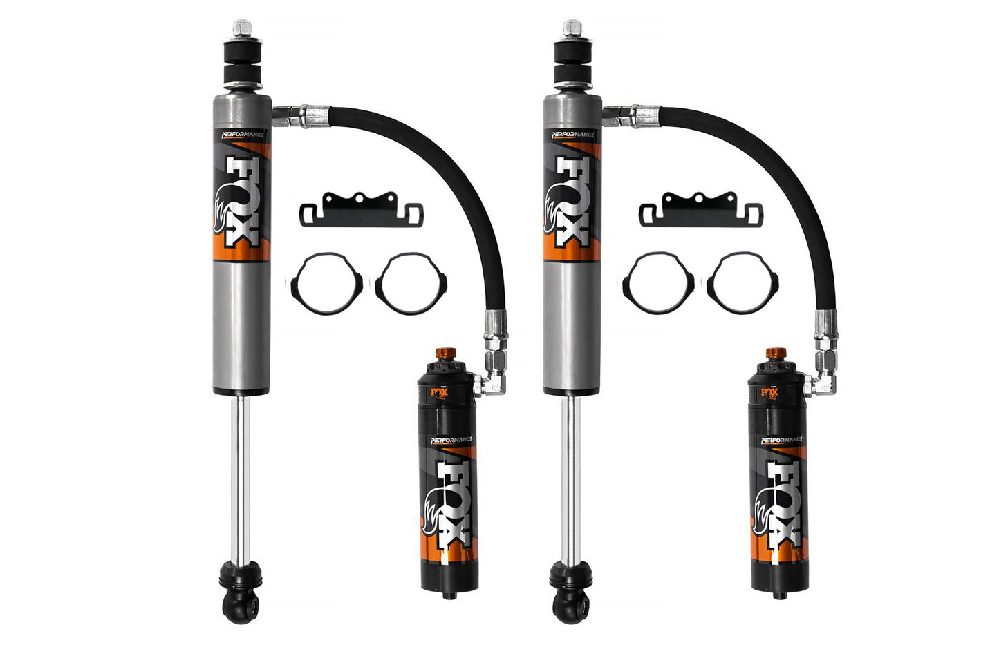 BDS Suspension FOX 2.5 Rear Shocks w/ DSC Reservoir | 0-1.5 Inch Lift | Performance Elite Series | Toyota Tacoma (05-23) 4WD