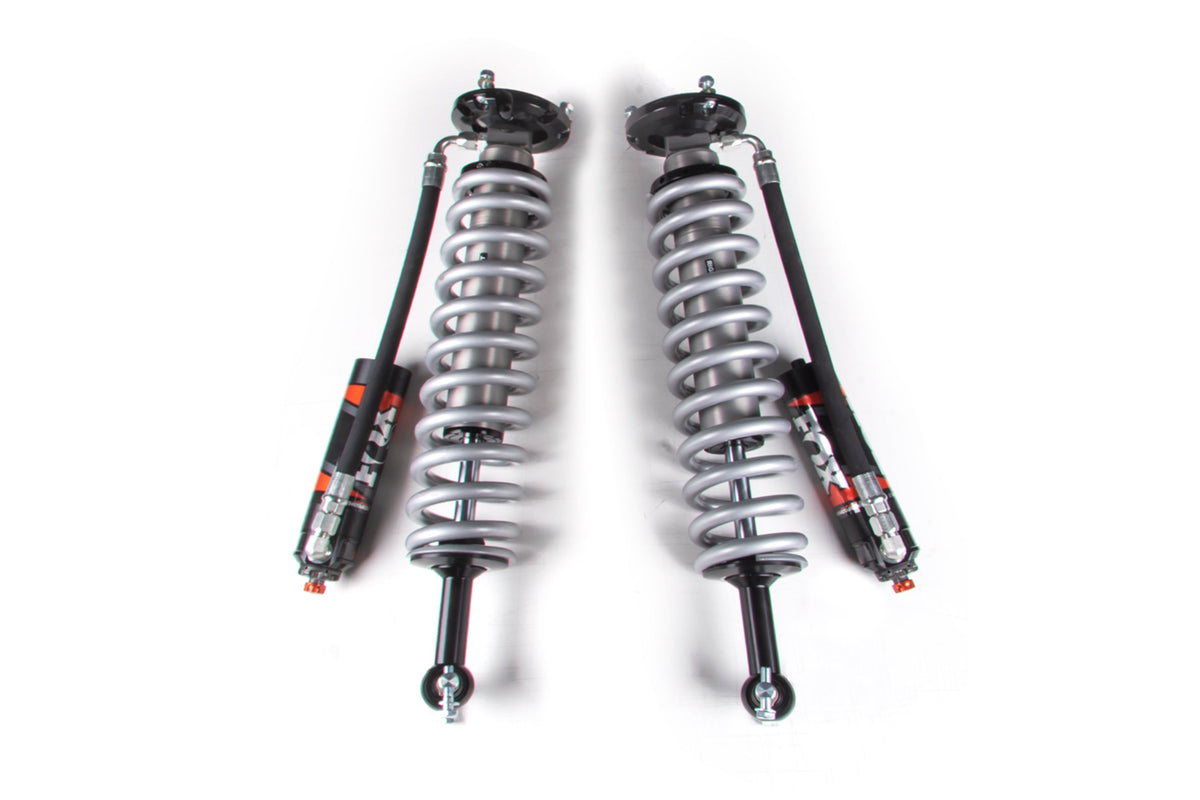 FOX 2.5 Coilover Shocks w/ DSC Reservoir Adjuster | 4 Inch Lift | Performance Elite Series | Chevy Silverado and GMC Sierra 1500 (19-26)