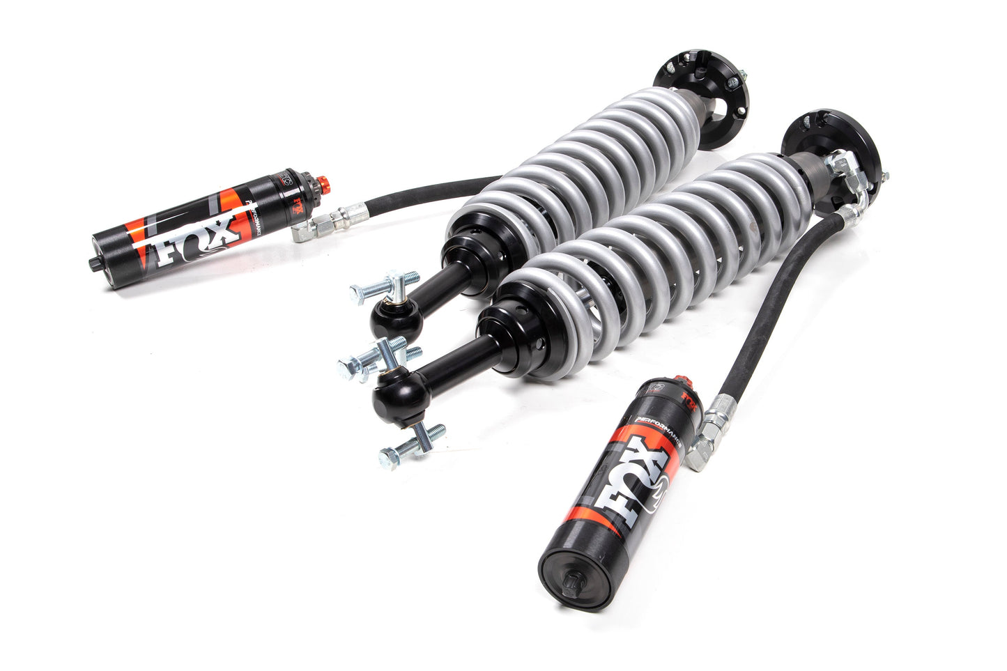 FOX FOX 2.5 Coil-Over Shocks w/ DSC Reservoir Adjuster | 4 Inch Lift | Performance Elite Series | Ford F150 (15-25) 4WD - Trucks R Us