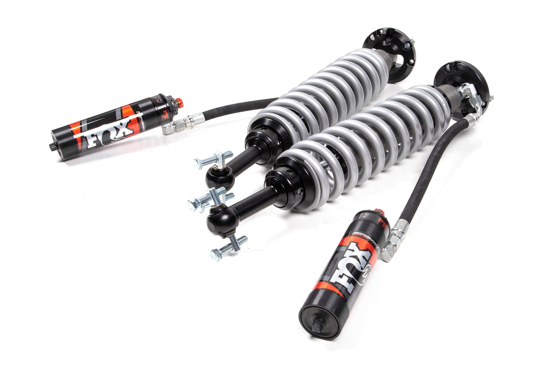 FOX FOX 2.5 Coil-Over Shocks w/ DSC Reservoir Adjuster | 4 Inch Lift | Performance Elite Series | Ford F150 (15-25) 4WD - Trucks R Us