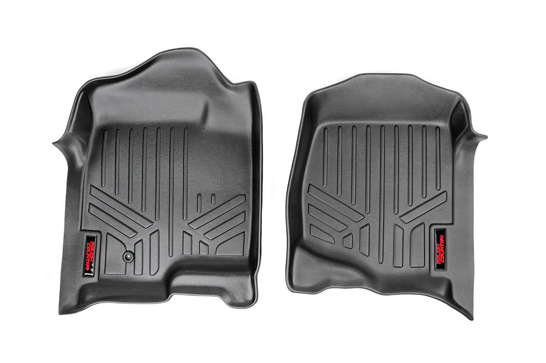 Rough Country Floor Mats | Chevy/GMC 1500/2500HD/3500HD (07-13) - First Row / Bucket Seats / All