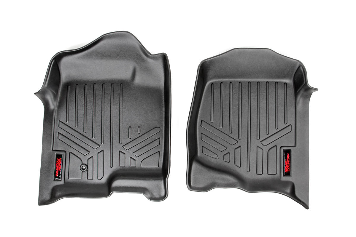 Rough Country Floor Mats | Chevy/GMC 1500/2500HD/3500HD (07-13) - First Row / Bucket Seats / All