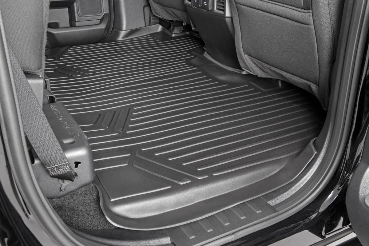 Rough Country Floor Mats | Ford F-150 (15-26)/F-150 Lightning (22-26)/Raptor (17-26)