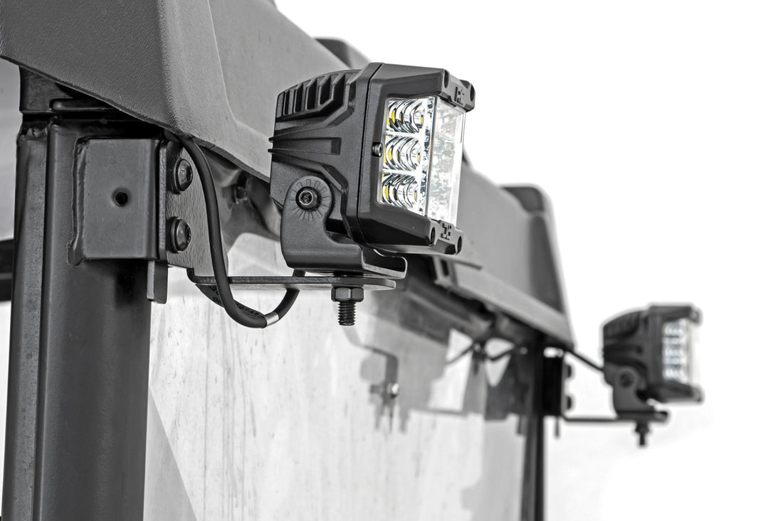 Rough Country LED Cube Light Kit | Rear Facing | Polaris Ranger 1000/Ranger XP 900/1000