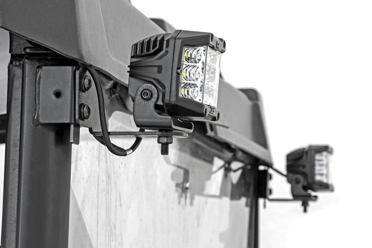 Rough Country LED Cube Light Kit | Rear Facing | Polaris Ranger 1000/Ranger XP 900/1000