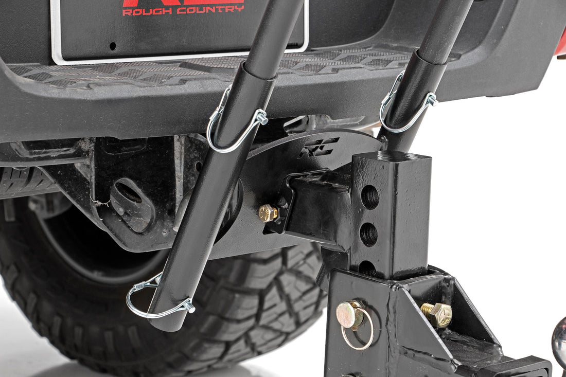 Rough Country Universal 2" Hitch Dual Flag Pole Holder