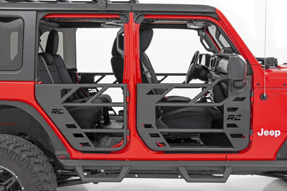 Rough Country Tubular Doors | Jeep Gladiator JT/Wrangler JL 4WD (2018-2025)