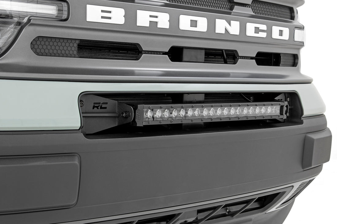 Rough Country LED Light Kit | Ford Bronco Sport (2021-2026) - Black Series w/ White DRL