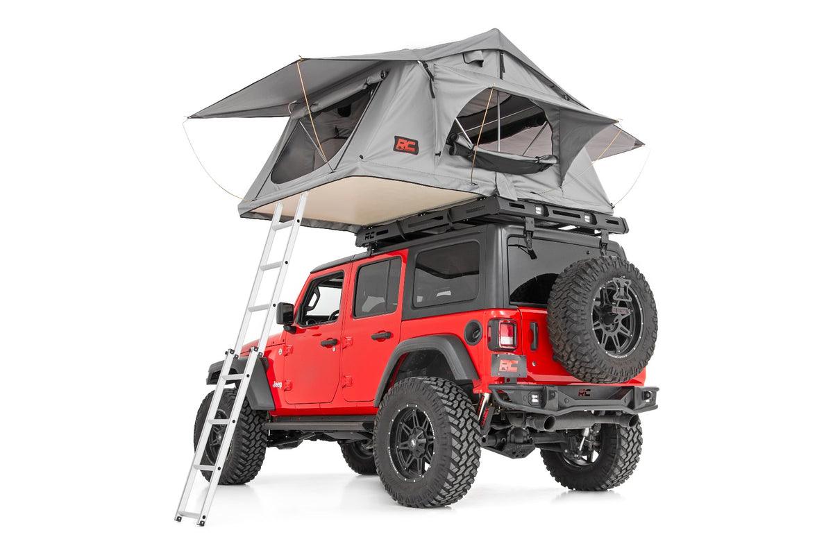 Rough Country Roof Top Tent | Rack Mount | 12 Volt Accessory & LED Light Kit