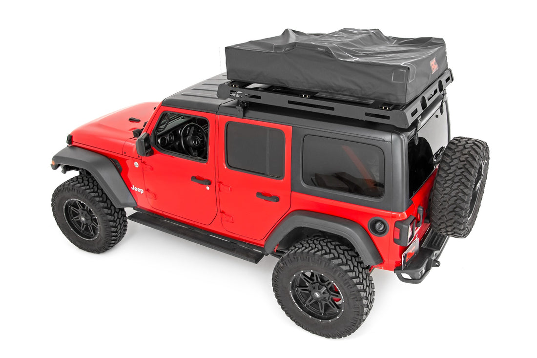 Rough Country Roof Top Tent | Rack Mount | 12 Volt Accessory & LED Light Kit
