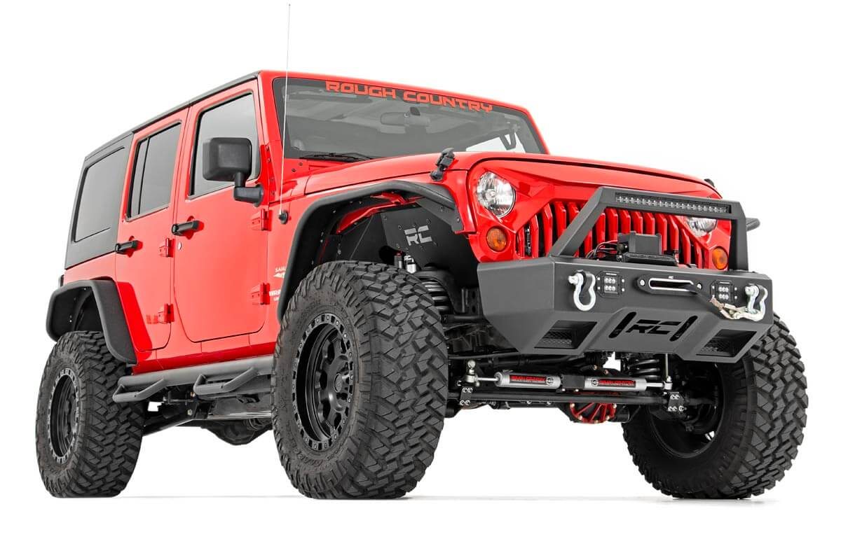 Rough Country (78650A) 4 Inch Lift Kit | Long Arm | Vertex | Jeep Wrangler Unlimited 4WD (2012-2018)