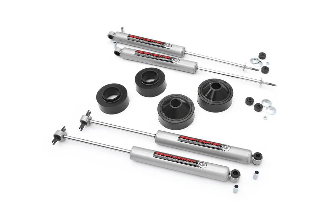 Rough Country 1.75 Inch Lift Kit | Jeep Wrangler JK (2007-2018) - Premium N3