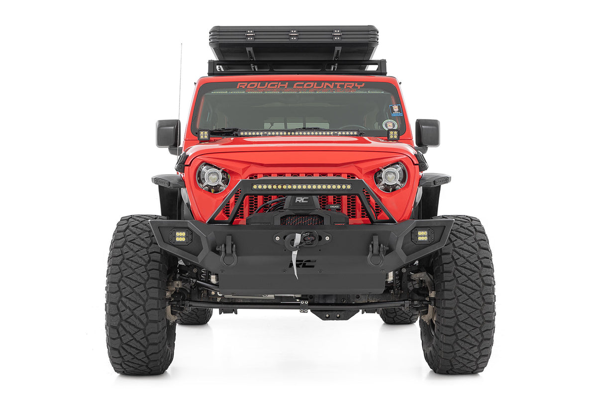 Rough Country Front Winch Bumper | Jeep Gladiator JT/Wrangler JK & JL/Wrangler Unlimited