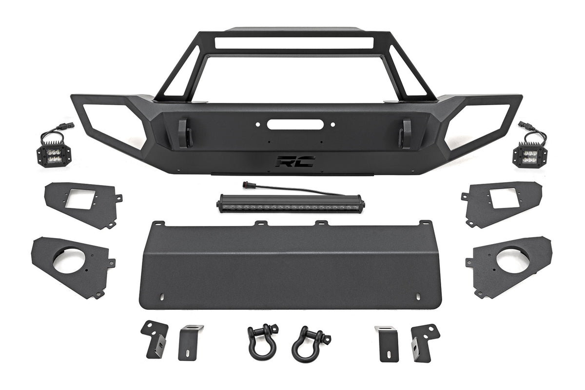 Rough Country Front Winch Bumper | Jeep Gladiator JT/Wrangler JK & JL/Wrangler Unlimited