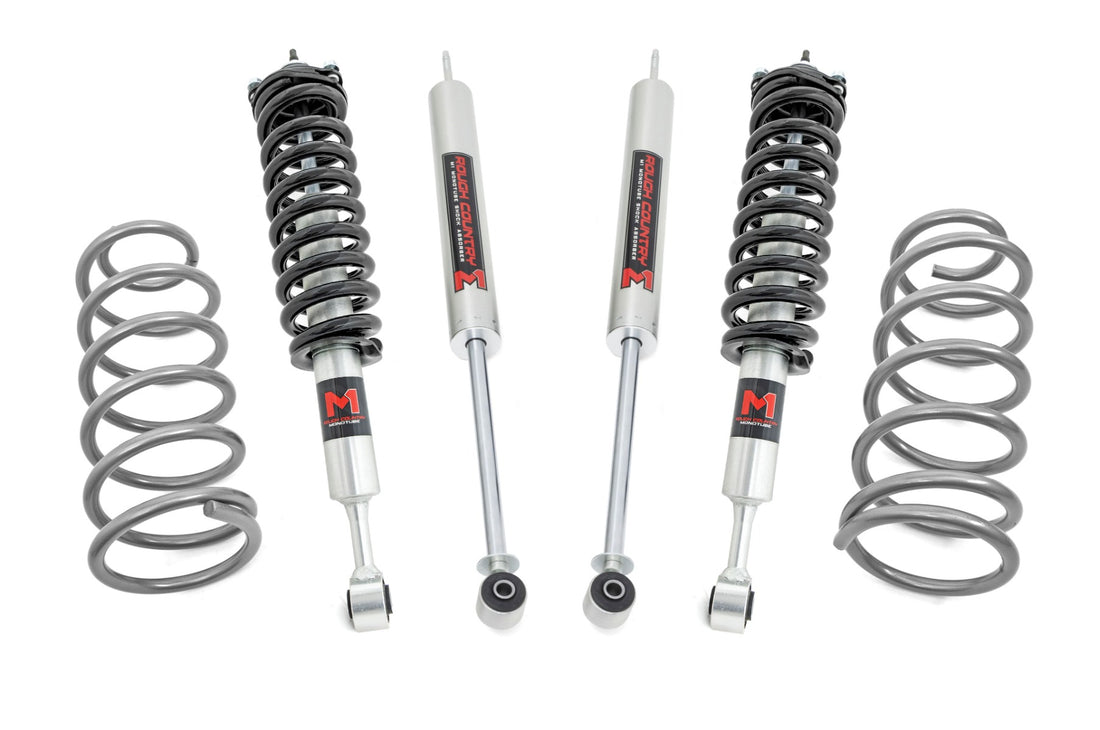 Rough Country 2 Inch Lift Kit | Toyota 4Runner 4WD (10-24) - M1 Struts w/M1 Rear Shocks