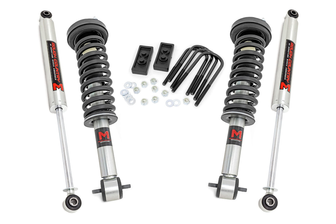 Rough Country 2 Inch Lift Kit | Ford F-150 4WD (2021-2026) - M1 Monotube Struts / M1 Monotube