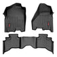 Rough Country Floor Mats | Ram 1500 2WD/4WD (2012-2018 & Classic) - First & Second Row / Bucket Seats / Quad Cab