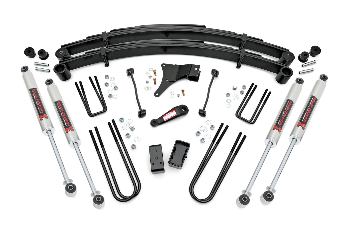 Rough Country 4 Inch Lift Kit | Ford F-250/F-350 Super Duty 4WD (1999) - M1 Monotube