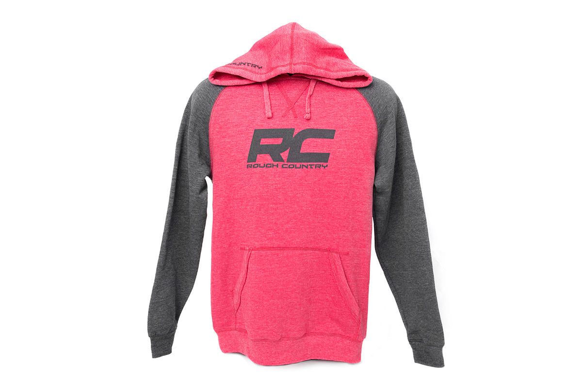 Rough Country Red & Gray Hoodie - Men - Medium