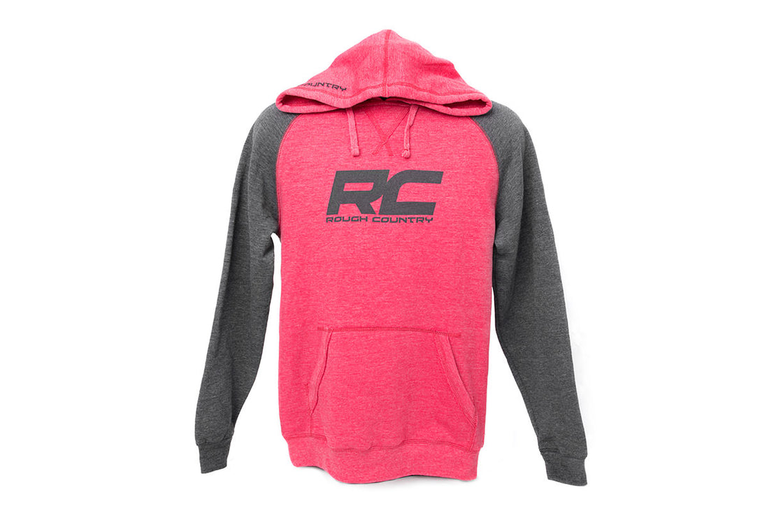 Rough Country Red & Gray Hoodie - Men - 2X-Large