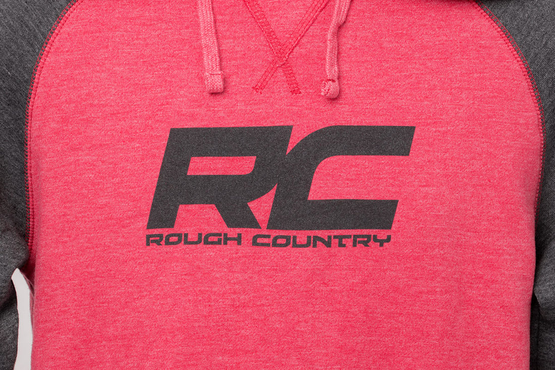 Rough Country Red & Gray Hoodie - Men