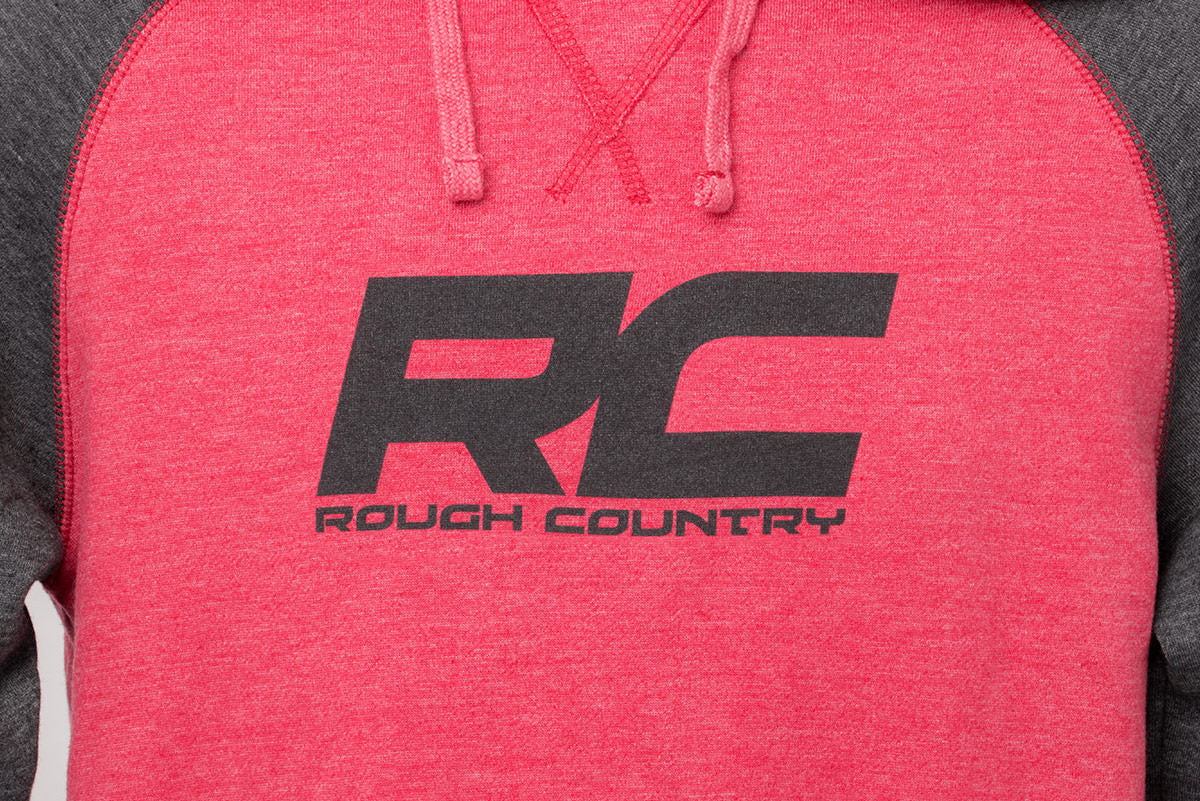 Rough Country Red & Gray Hoodie - Men