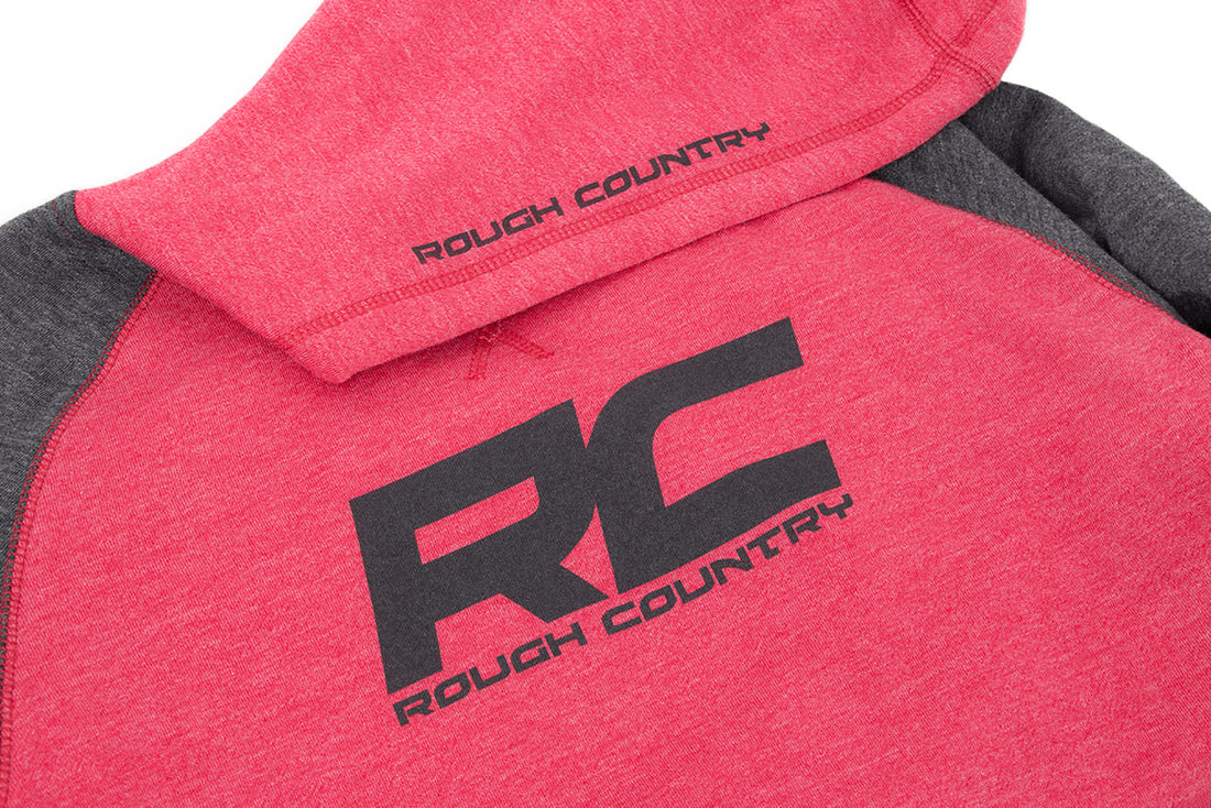 Rough Country Red & Gray Hoodie - Men
