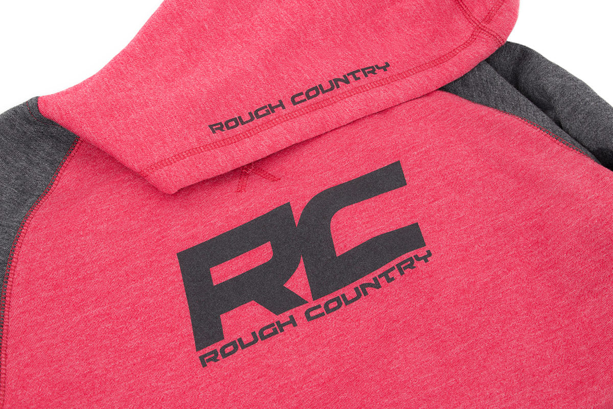 Rough Country Red & Gray Hoodie - Men