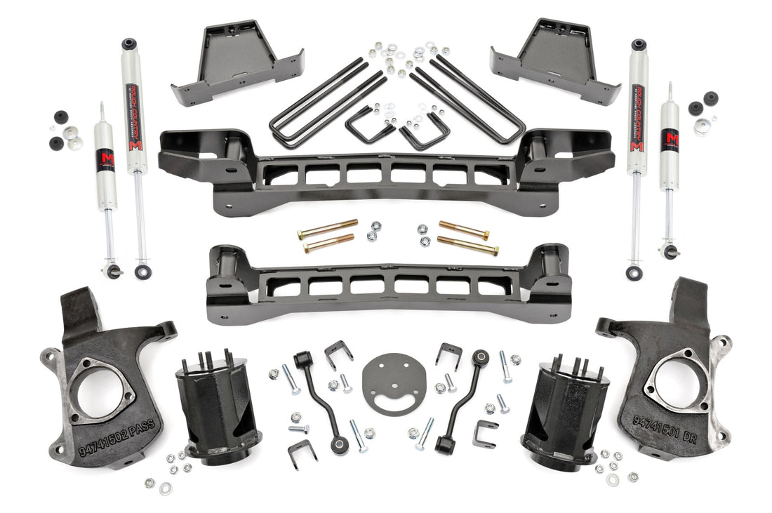 Rough Country 6 Inch Lift Kit | Chevy Silverado & GMC Sierra 1500 2WD (1999-2006 & Classic) - M1 Monotube