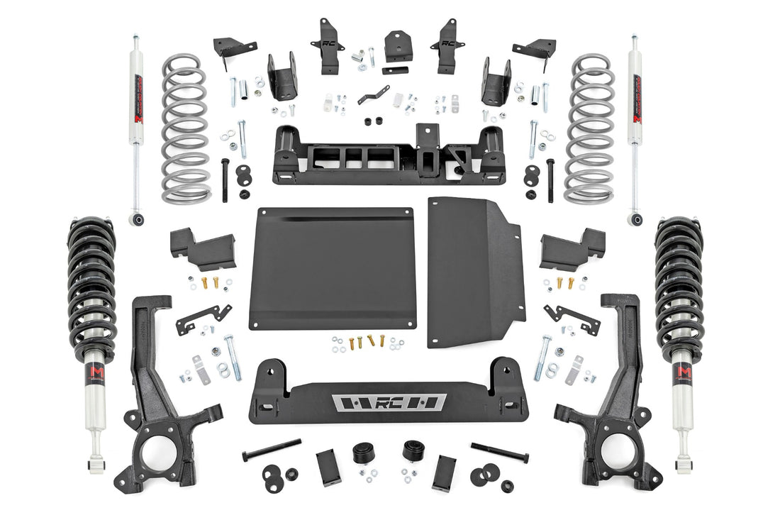 Rough Country 6 Inch Lift Kit | Toyota Tundra 4WD (2022-2026) - Without Auto Adjusting Headlights / M1 Struts w/M1 Rear Shocks