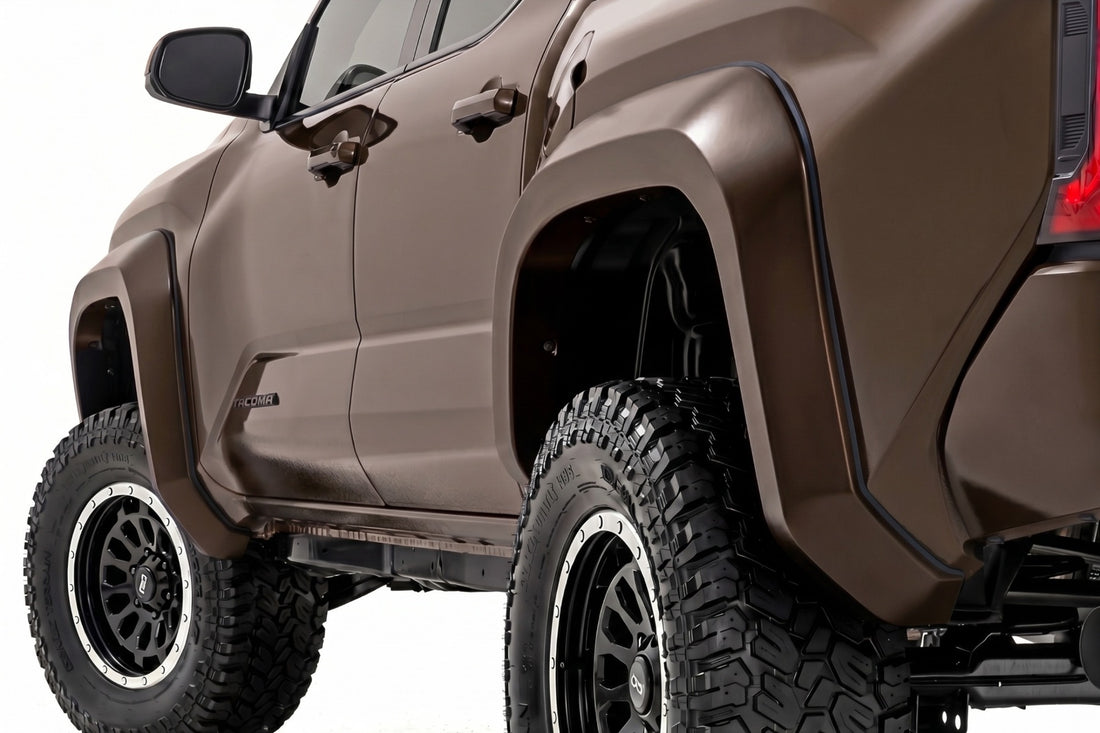 Rough Country Sport Fender Flares | Toyota Tacoma 2WD/4WD (2024-2026) - 6X1 | Bronze Oxide