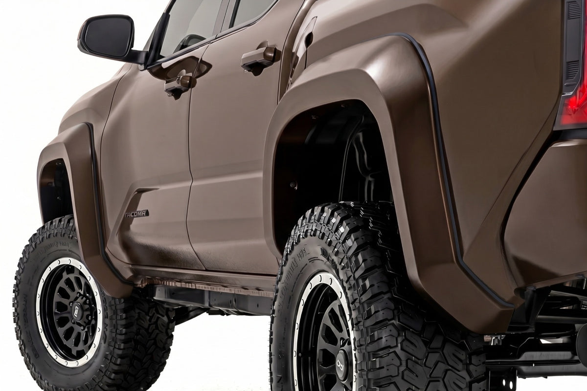 Rough Country Sport Fender Flares | Toyota Tacoma 2WD/4WD (2024-2026) - 6X1 | Bronze Oxide
