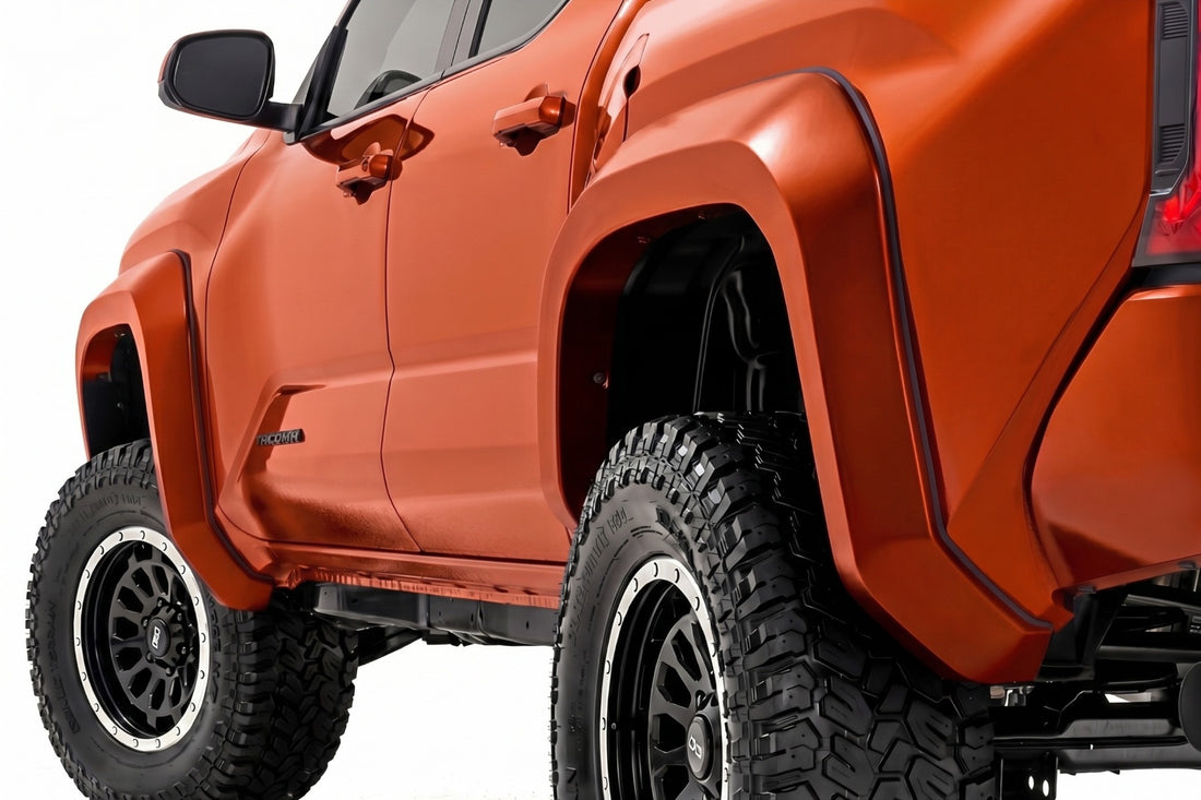 Rough Country Sport Fender Flares | Toyota Tacoma 2WD/4WD (2024-2026) - 4W5 | Solar Octane