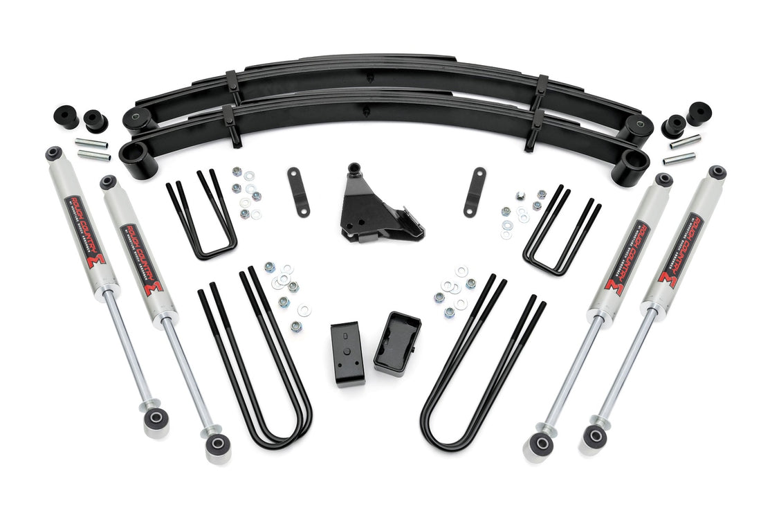 Rough Country 4 Inch Lift Kit | Ford F-250/F-350 Super Duty 4WD (1999-2004) - M1 Monotube