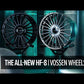 Vossen HF-8 24x10 / 6x139.7 BP / ET25 / 106.1 CB / Deep - Gloss Black Wheel
