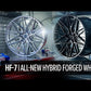 Vossen HF-7 20x10.5 / 5x114.3 / ET45 / Deep Face / 73.1 - Silver Polished Wheel