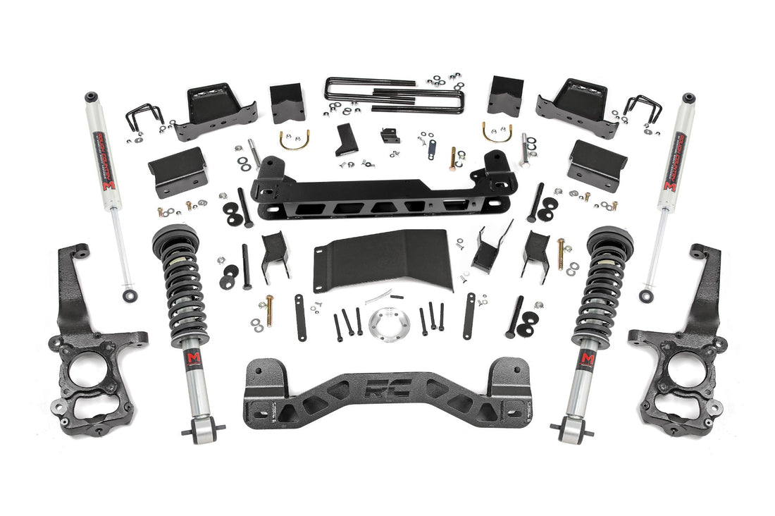 Rough Country 6 Inch Lift Kit | Ford F-150 4WD (2015-2020) - M1 Struts w/M1 Rear Shocks