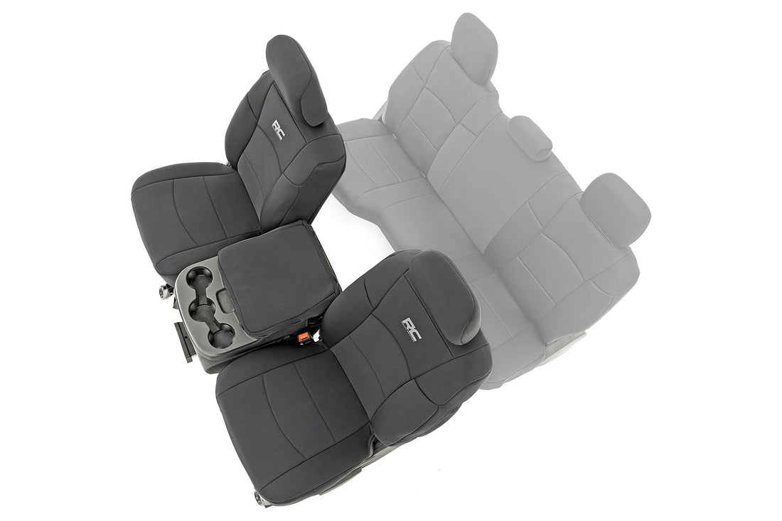 Rough Country Seat Covers | Ram 2500 2WD/4WD (2019-2026) - First Row / With Bucket Seats