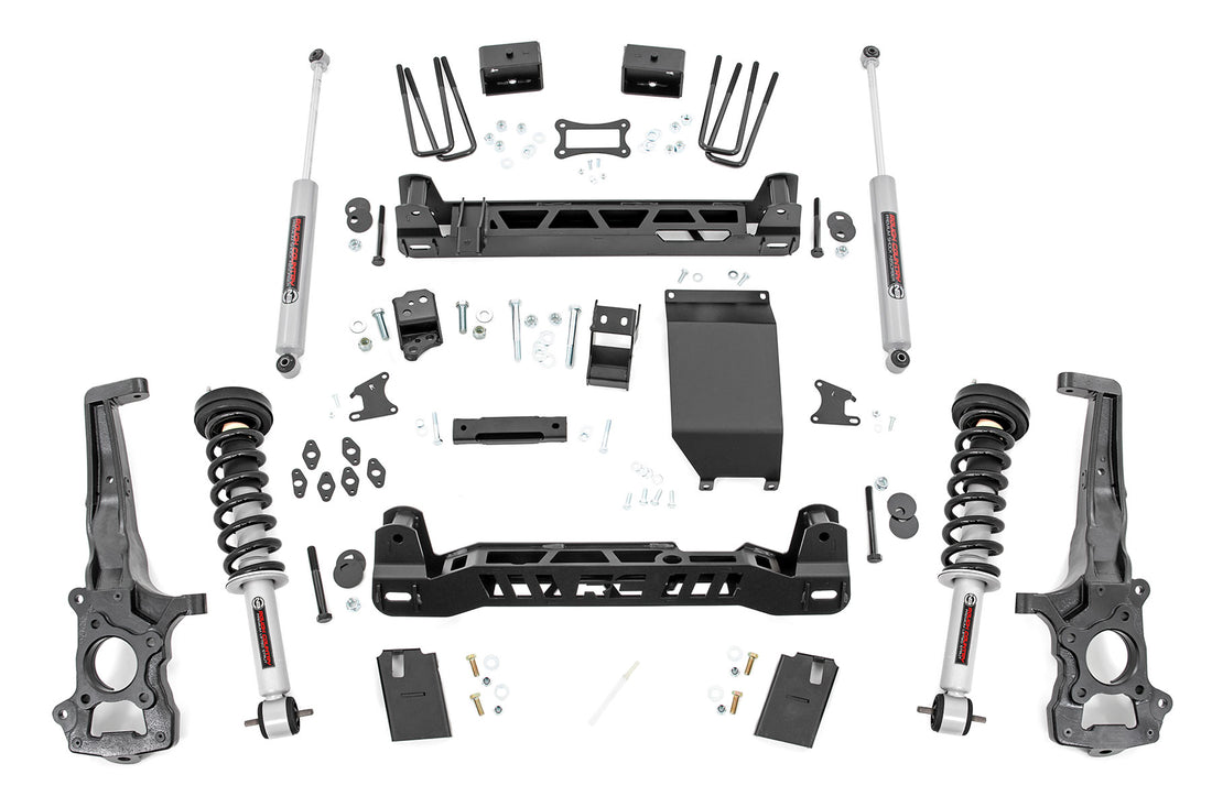Rough Country 6 Inch Lift Kit | Ford Ranger 4WD (2019-2023) - Lifted N3 Struts / Cast Steel