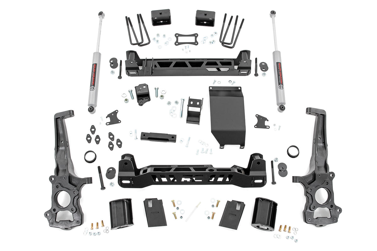Rough Country 6 Inch Lift Kit | Ford Ranger 4WD (2019-2023) - No Struts / Aluminum