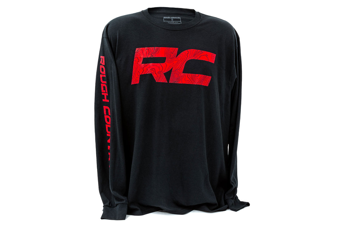 Rough Country Long Sleeve | RC Tread Sleeve | Black