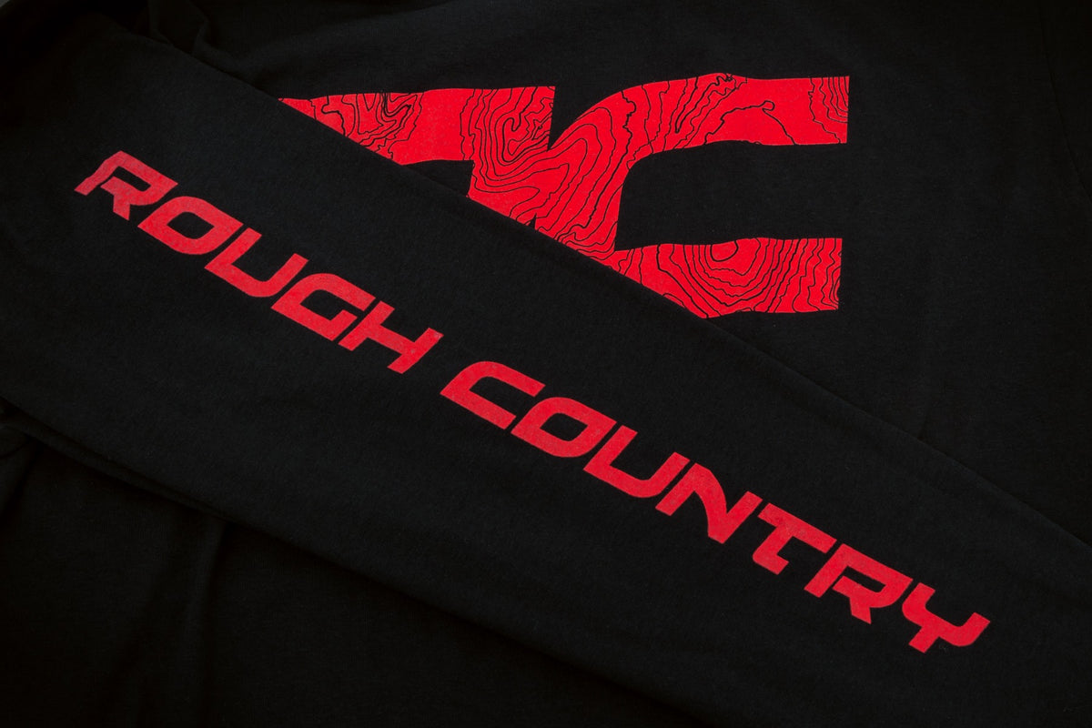 Rough Country Long Sleeve | RC Tread Sleeve | Black