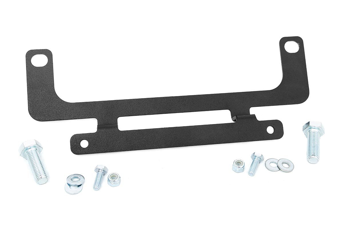 Rough Country Fairlead License Plate Mount - Roller Fairlead